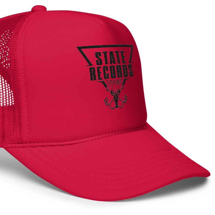 State Records Trucker Hat (Red and Red/White/Blue)