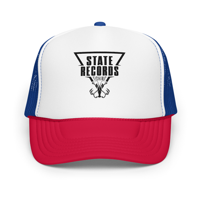 State Records Trucker Hat (Red and Red/White/Blue)