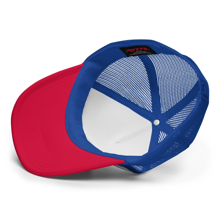 State Records Trucker Hat (Red and Red/White/Blue)